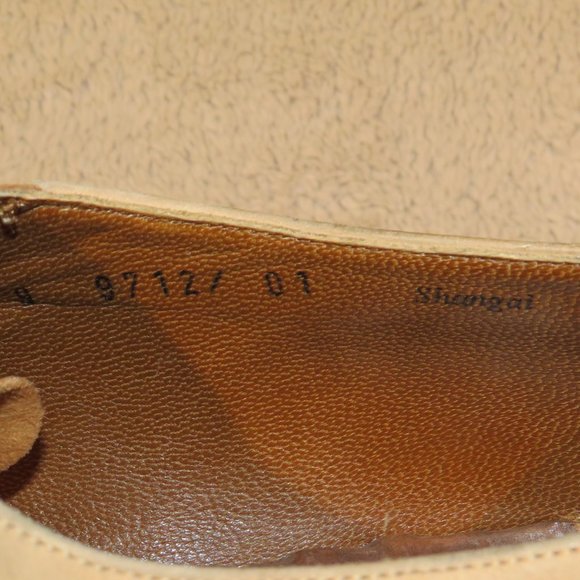 Church\'s Shanghai Brown Cream Leather Two Tone Spectator Kiltie Monk Loafers 10 main image 5
